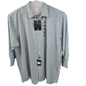 Shaquille ONeal XLG Men Size 4XL Big Fit Cooling Stretch Dress Shirt NWT